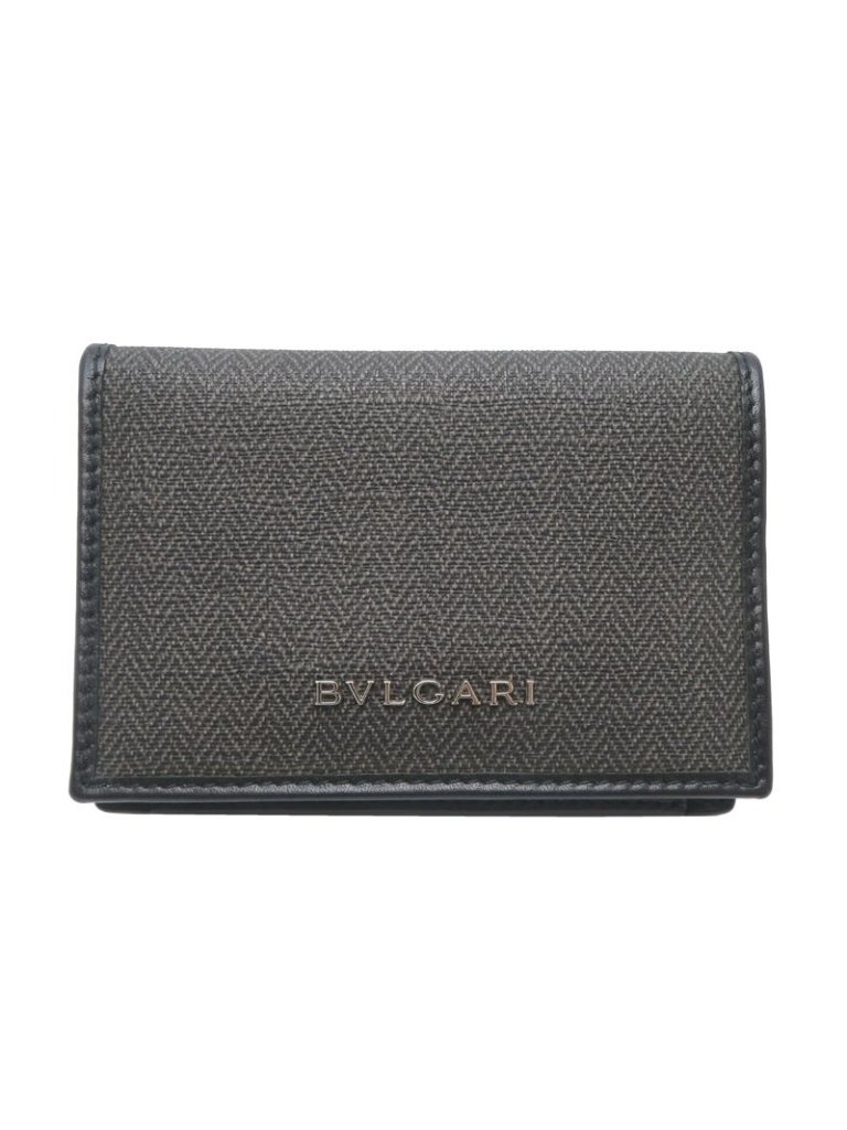 Bvlgari Card Case Card Holders Gray
